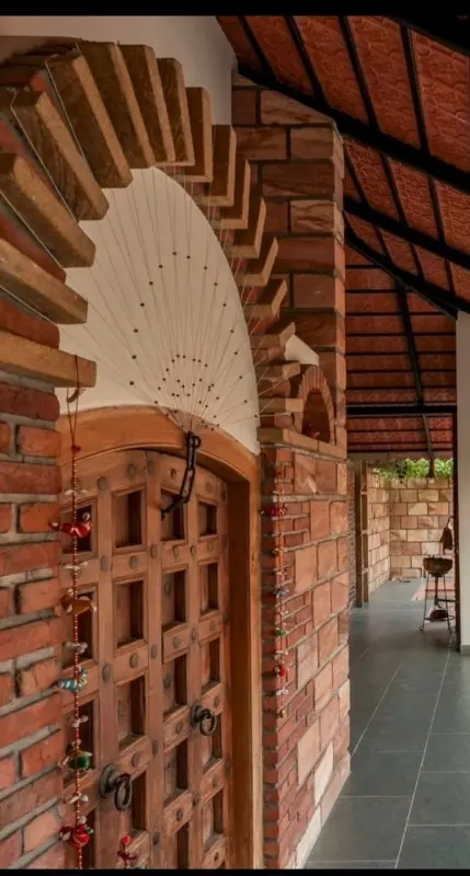 Veranda at a Balaghat home — APT Tiles