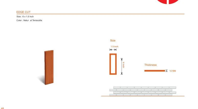 Technical drawing of Edge Cut
