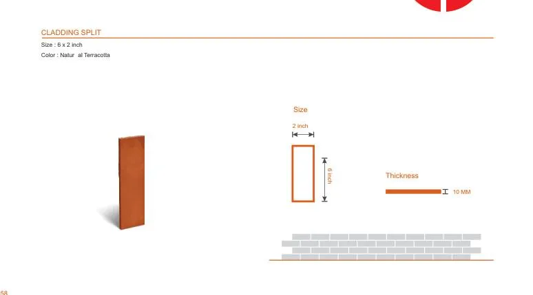 Technical drawing of Cladding Split
