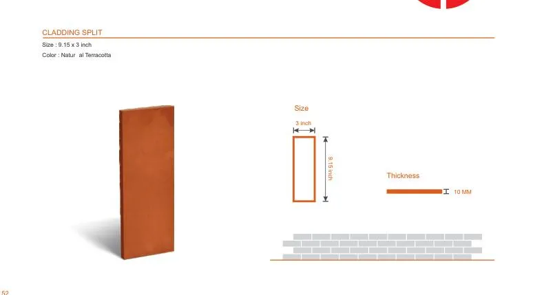 Technical drawing of Cladding Split
