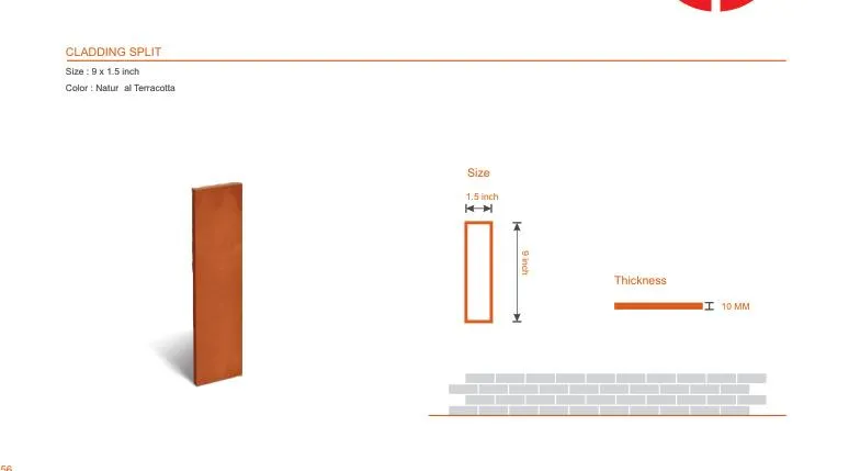 Technical drawing of Cladding Split