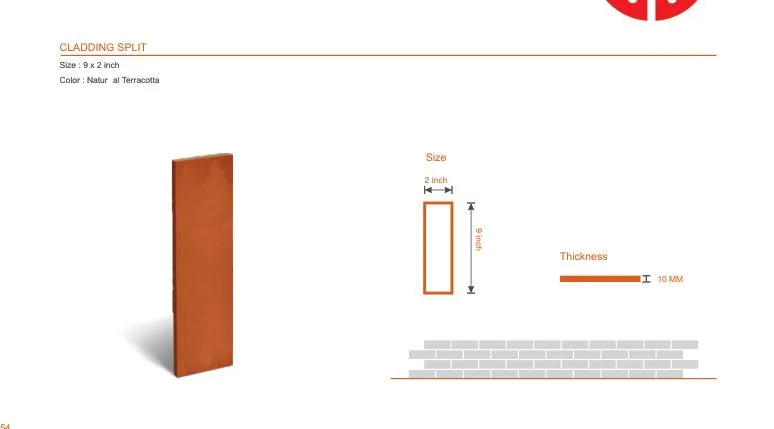 Technical drawing of Cladding Split